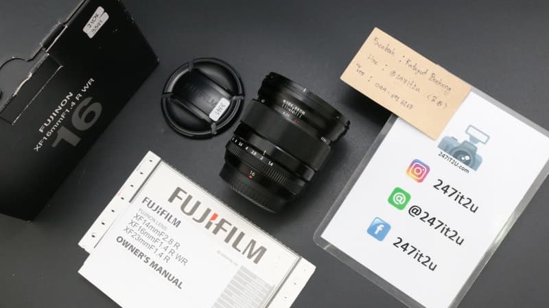 FUJIFILM Fujinon XF 16 f1.4 R WR กล้องมือสอง - 247IT2U