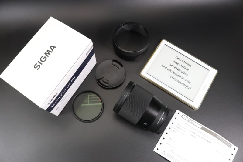 SIGMA 16 F1.4 DC DN เมาท์ FUJI กล้องมือสอง - 247IT2U
