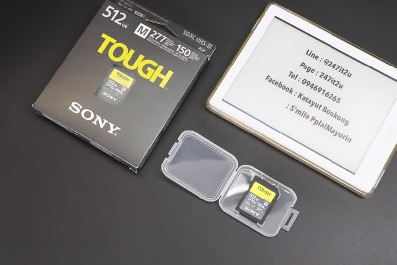 Accessories Sony Tough 512GB V60 SDXCii SF-M512T กล้องมือสอง - 247IT2U